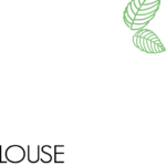 Logo Louse Buster bianco
